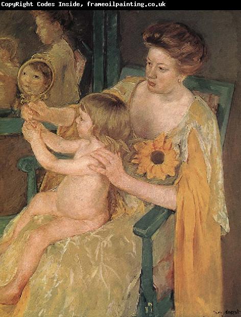 Mary Cassatt Mother and  son